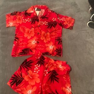 Hawaiian Short Set